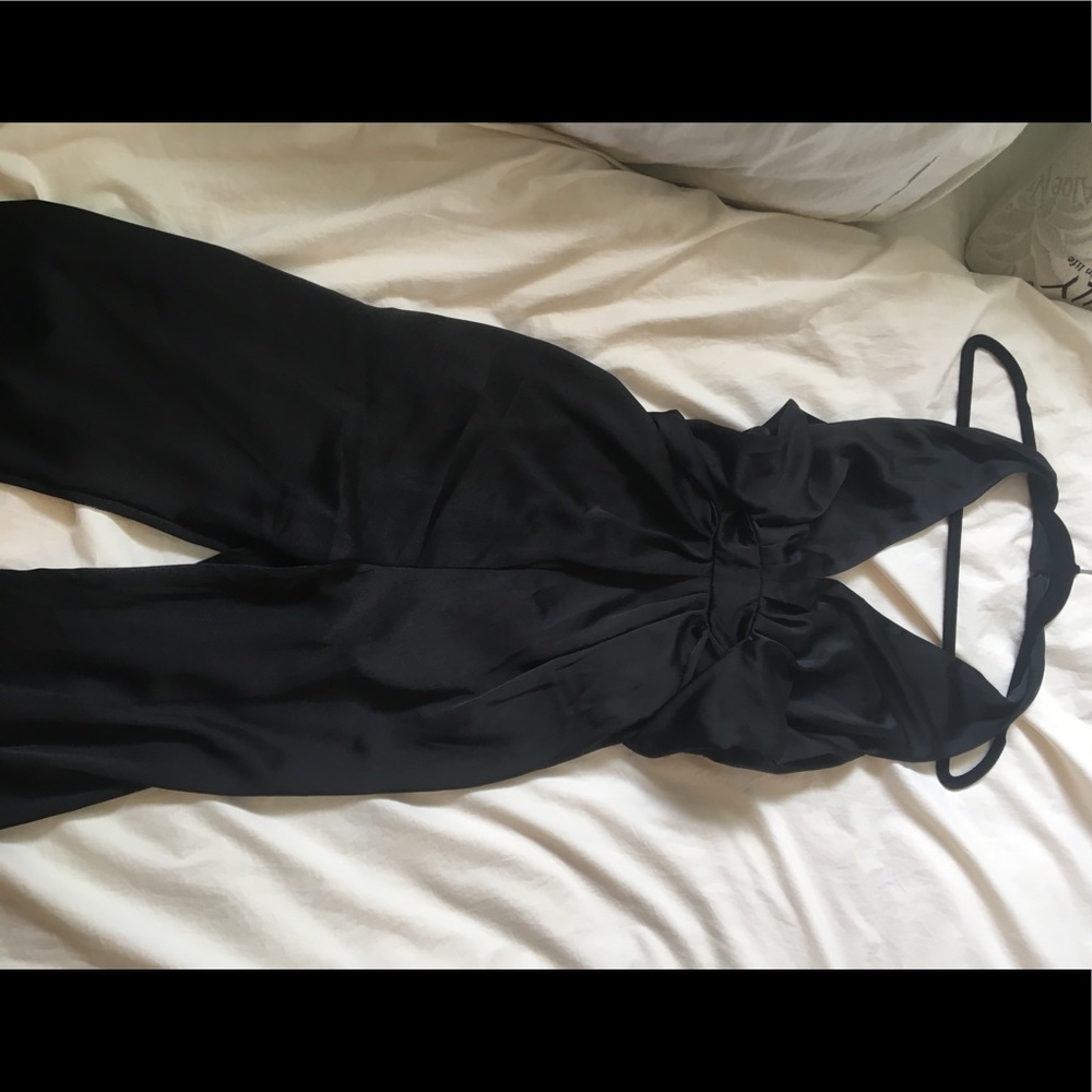 Dressy Black Halter Romper